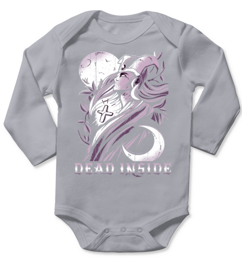 Priestess Tarot Card Occult Club Dead Gothic Long Sleeve Baby One-Piece