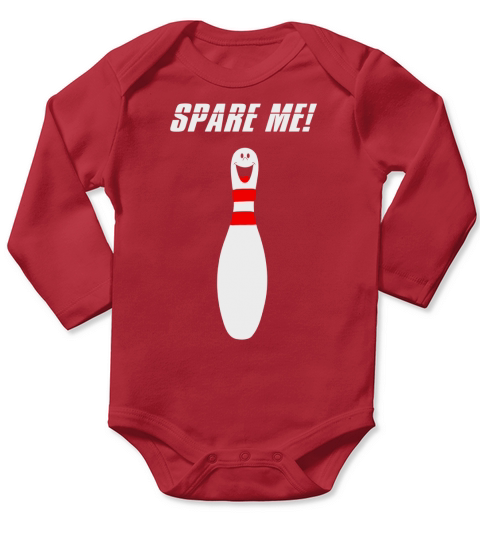 spare me bowling shirt Long Sleeve Baby One-Piece