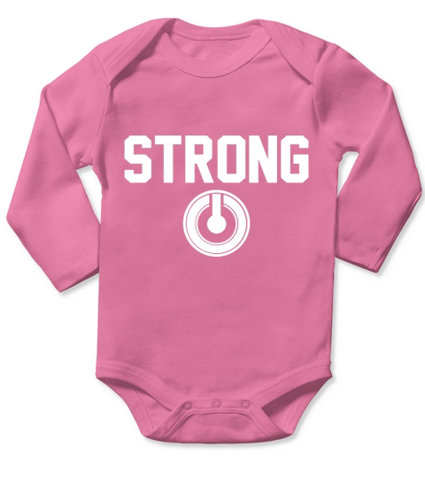 #STRONG T-Shirt Long Sleeve Baby One-Piece