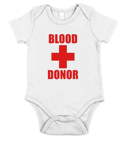 Blood Donor Short Sleeve Baby One-Piece