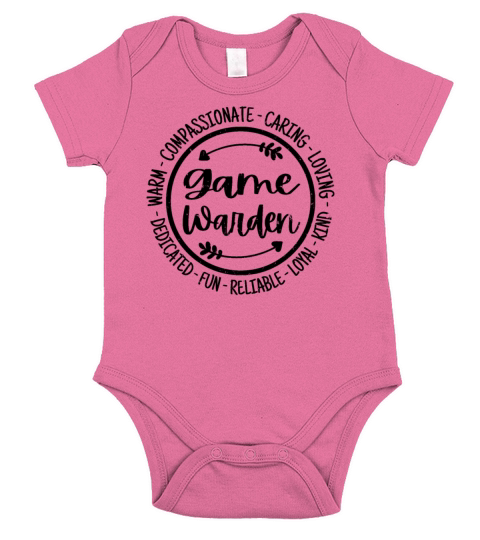 Game Warden Vintage Gift Short Sleeve Baby One-Piece