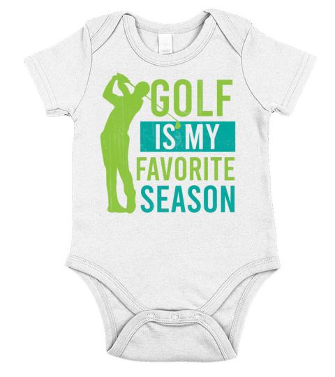 Golf Is My Favorite Summer Season - Golf Player Short Sleeve Baby One-Piece