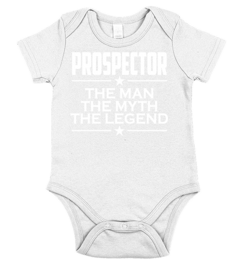 Prospector Myth - Gift For Him Or Her Short Sleeve Baby One-Piece