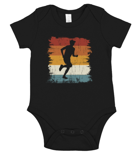 Retro vintage Ultra run Short Sleeve Baby One-Piece