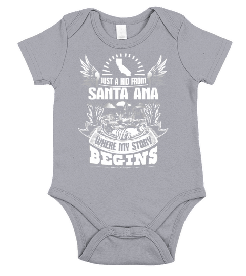 SANTA ANA Short Sleeve Baby One-Piece