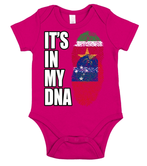 Surinamese And Samoan Vintage Heritage DNA Flag Short Sleeve Baby One-Piece