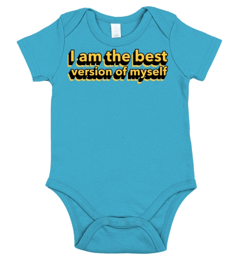 The best version of myself Short Sleeve Baby One-Piece