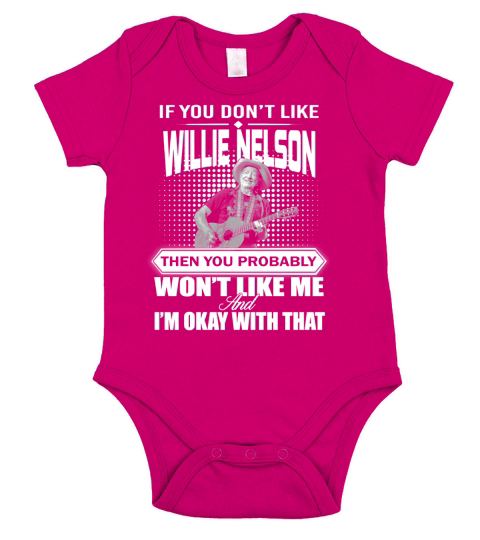 Willie Nelson Short Sleeve Baby One-Piece