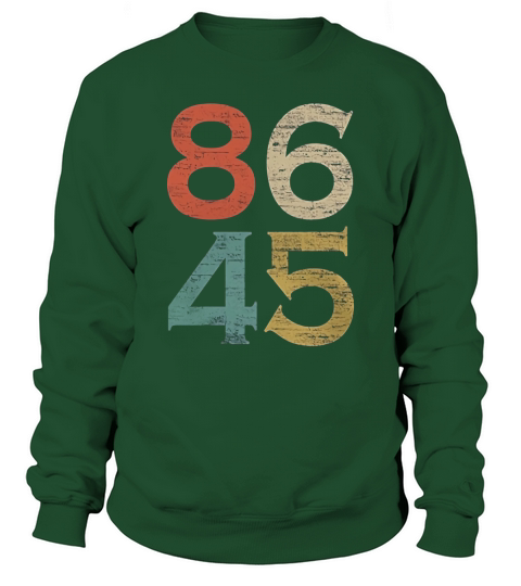 Classic Vintage Style 86 45 Anti Trump T-Shirt Sweatshirt Unisex