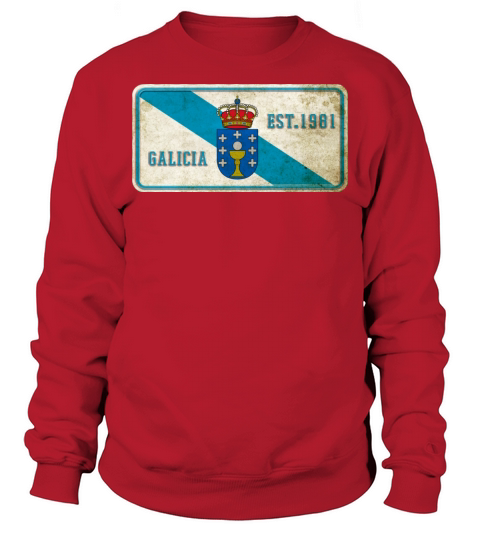 Galicia Vintage Sign Sweatshirt Unisex