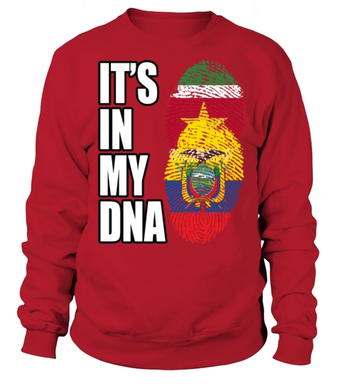 Surinamese And Ecuadorian Vintage Heritage DNA Fla Sweatshirt Unisex