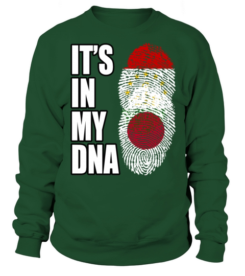 Tajikistani And Japanese Vintage Heritage DNA Flag Sweatshirt Unisex