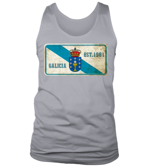 Galicia Vintage Sign Tank Top Unisex