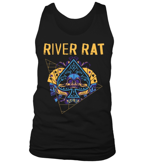 Poker Cards Vintage Spade River Tank Top Unisex
