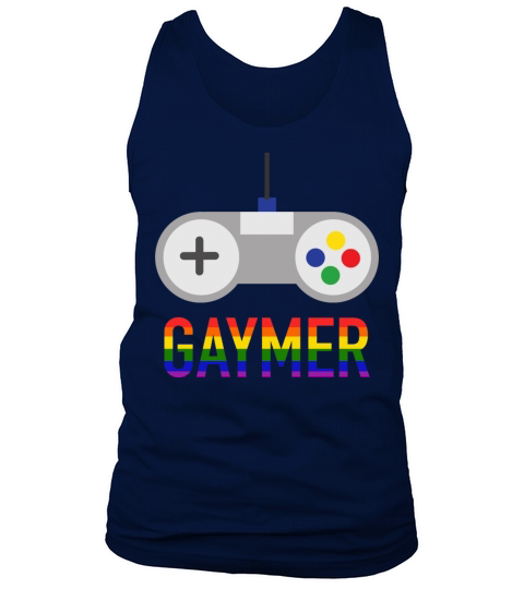 Queer Gay Pride Rainbow Gamer Gaming Gift LGBT Tank Top Unisex