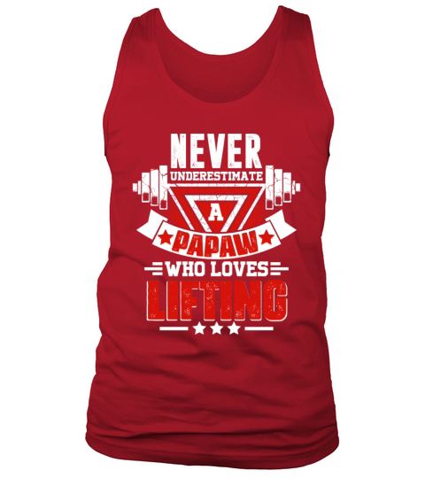 ver Underestimate Papaw Funny Gym Workout Fitness Tank Top Unisex