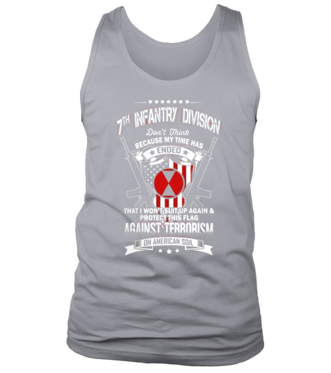 Vintage T-Shirt 7th Infantry Division Veteran Tank Top Unisex