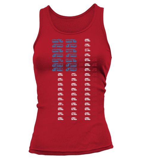 Motorhome RV Camping July 4th American Flag Gift Tank top Woman