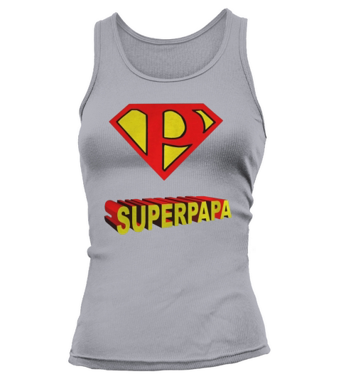 Super Papa, Superpapa, Fathers Day T-Shirt Tank top Woman