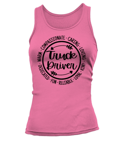 Truck Driver Vintage Gift Tank top Woman
