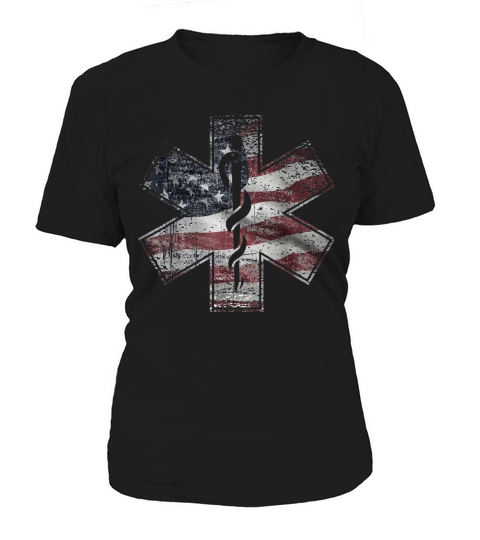 4th Of July Paramedic Ems Emt Usa American Flag Tee Shirt Women's T-Shirt