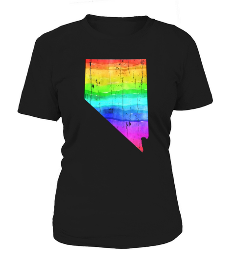 America State Of Nevada Gay Pride LGBT Pride Women's T-Shirt