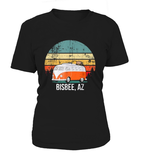 Bisbee, Az Vintage Sunset Retro Hippie Van Camper shirt Women's T-Shirt