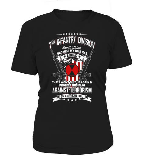 Vintage T-Shirt 7th Infantry Division Veteran Women's T-Shirt