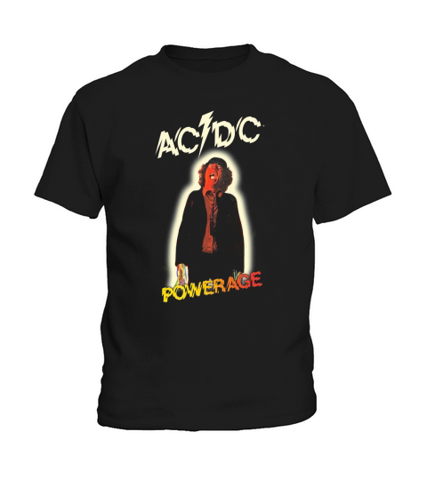 AC/DC Powerage Album 1978 Rock Legend Band Kids T-Shirt