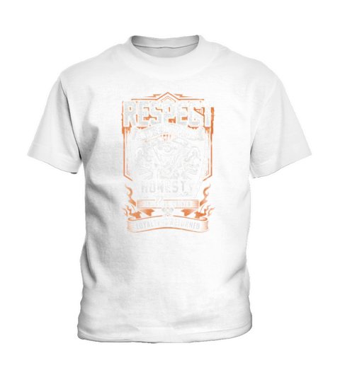 RESPECT IS EARNED SKULL - ENGINE - Hot Shirt Kids T-Shirt