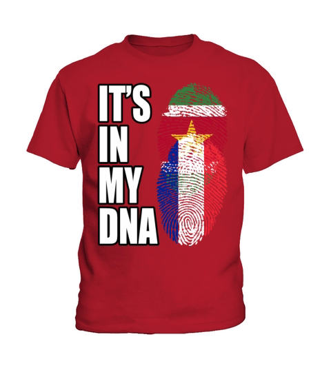Surinamese And French Vintage Heritage DNA Flag Kids T-Shirt