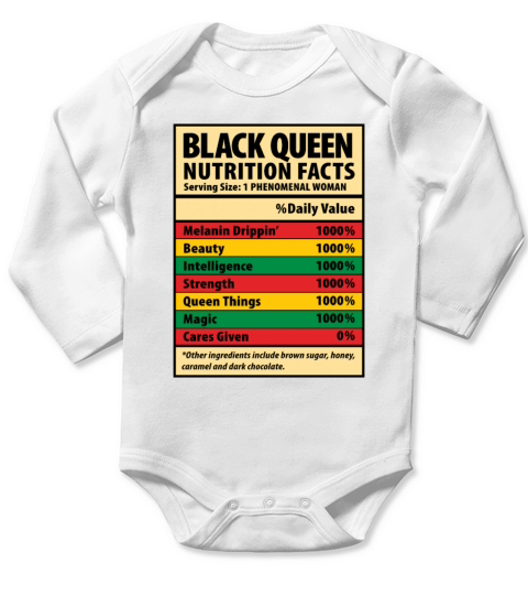 Black History Month Design for a African American Long Sleeve Baby One-Piece