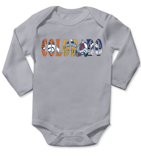 Colorado Tshirt, Colorado Hoodies Long Sleeve Baby One-Piece