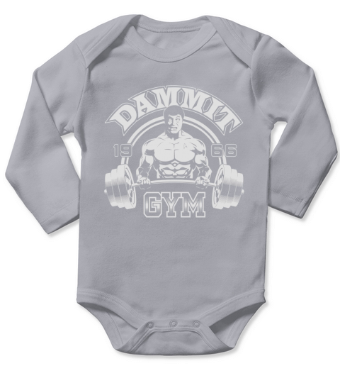Dammit Gym Long Sleeve Baby One-Piece