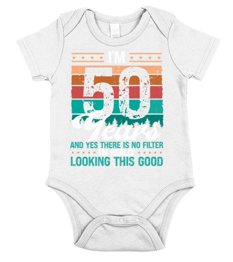 50th Birthday Idea Looking this good 50 Years Old Short Sleeve Baby One-Piece