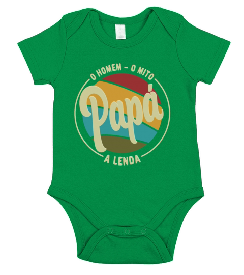 Daddy The Man The Myth The Legend Portuguese Papa Short Sleeve Baby One-Piece