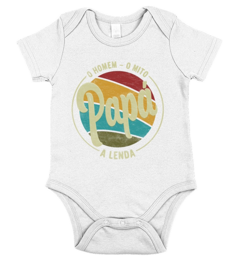 Daddy The Man The Myth The Legend Portuguese Papa Short Sleeve Baby One-Piece