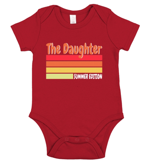 Daughter Daughters Gift Short Sleeve Baby One-Piece