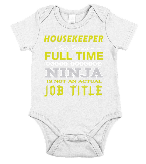 Housekeeper Short Sleeve Baby One-Piece