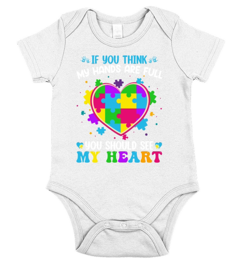 If You Think My Hands Are Full You Should See My Short Sleeve Baby One-Piece