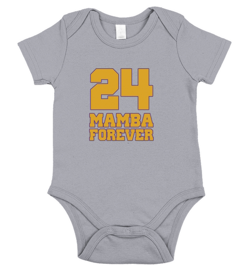 MAMBA FOREVER RIP KOBE BRYANT Short Sleeve Baby One-Piece