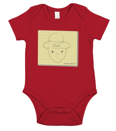 MY UNORIGINAL LEPRECHAUN AMATEUR SKETCH Short Sleeve Baby One-Piece