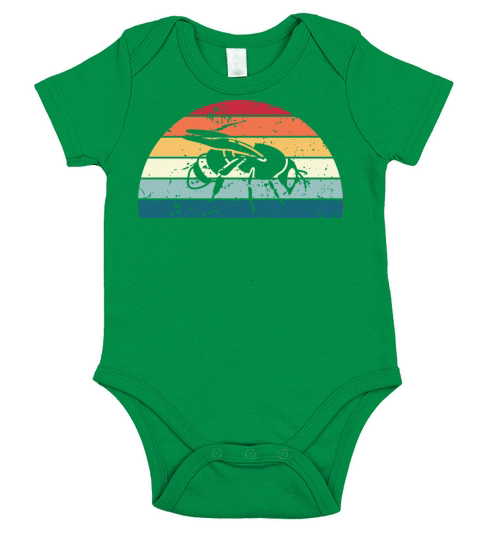 Retro Beekeeping Sunset Vintage Bee Sunrise Short Sleeve Baby One-Piece