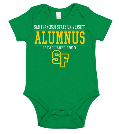 San Francisco State university   Alumnus established 1899 Short Sleeve Baby One-Piece