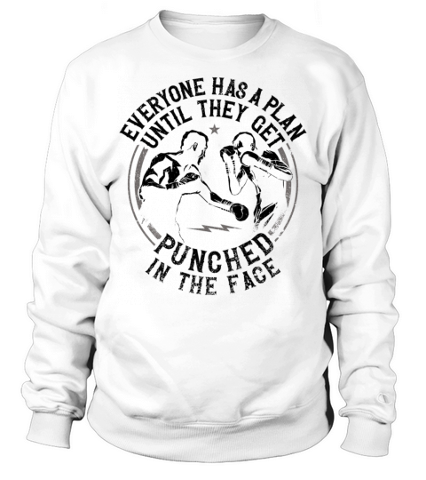 Boxing Vintage Everyone Has A Plan Sweatshirt Unisex