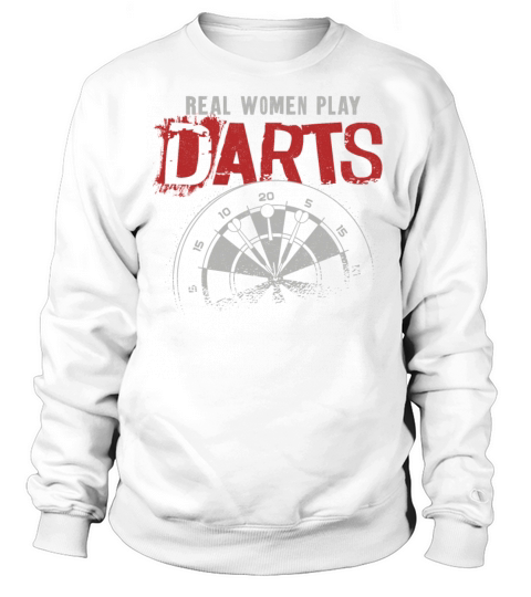 Darts Board Girl Vintage Real Sweatshirt Unisex