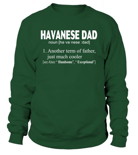 Funny Havanese Dog Definition TShirt  Gift For Dad Sweatshirt Unisex