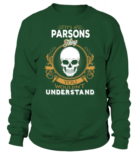 PARSONS shirt, PARSONS Family Name, PARSONS Funny Name Gifts T Shirt Sweatshirt Unisex