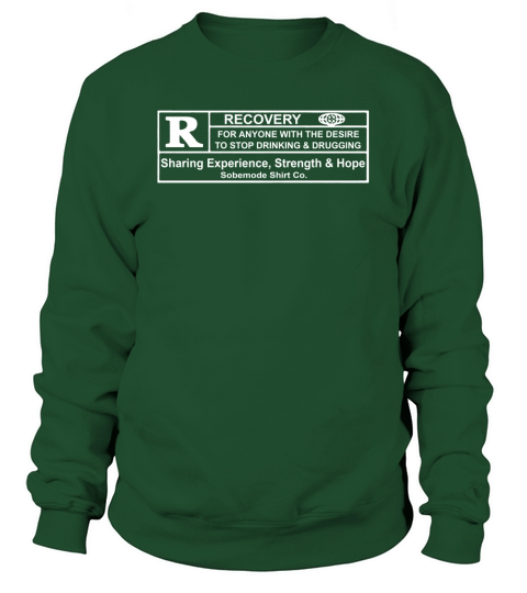 Rated R for Recovery Sobermode Sweatshirt Unisex