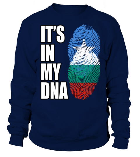 Somali And Bulgarian Vintage Heritage DNA Flag Sweatshirt Unisex